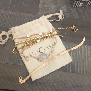 Lili Claspe bracelet stack
